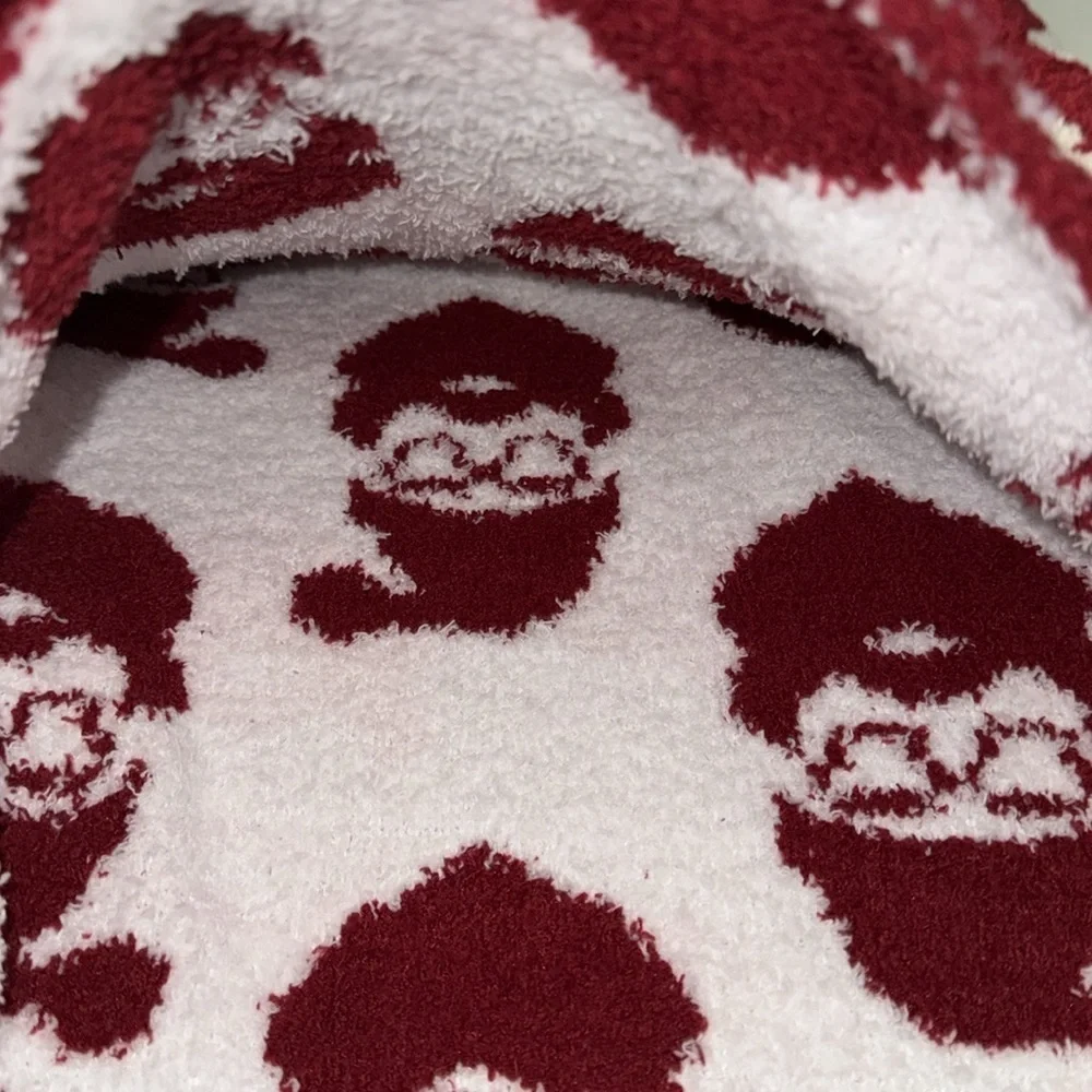 Merry and bright Santa with sunglasses Blanket